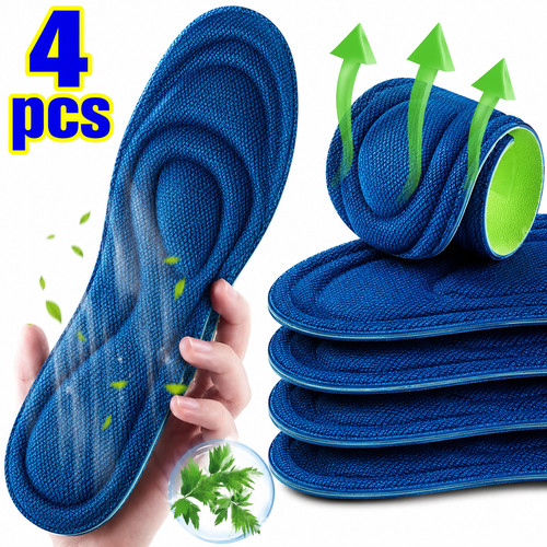 4pcs memory foam shoe insoles - foam,