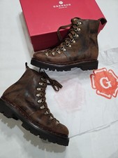 Grenson Nanette Women's Hiker Boots In Colorblock  Brown Leather Size 5.5 UK New