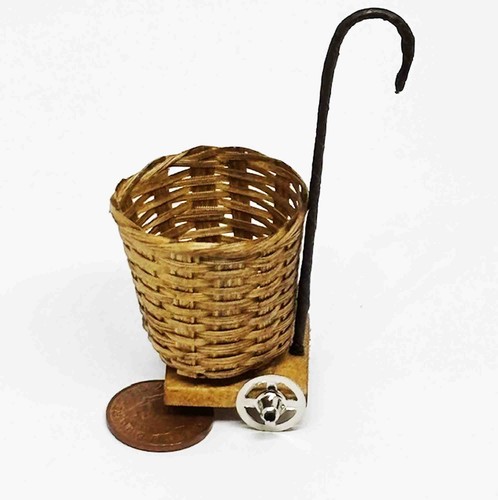 Dolls house shopping - house, trolley