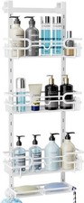 Hapirm Over Door Shower Caddy Soap Holders, Tier Adjustable Hanging RRP £27