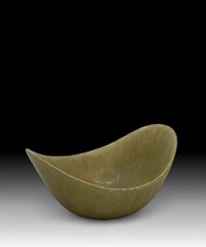 Small GUNNAR NYLUND Studio Pottery for Rorstrand ARO Porcelain Dish Bowl MCM