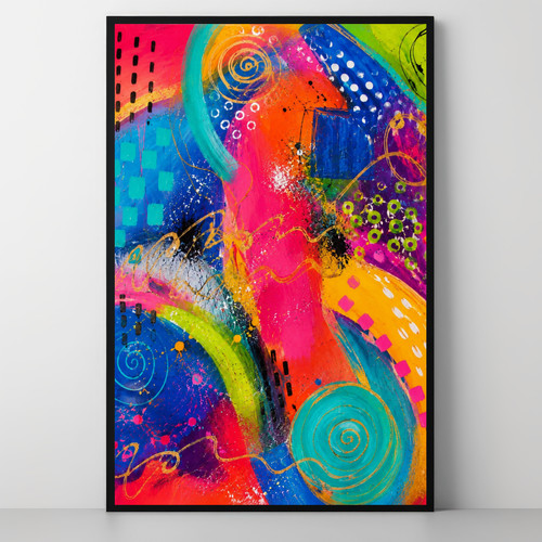Modern colourful orphism - modern,