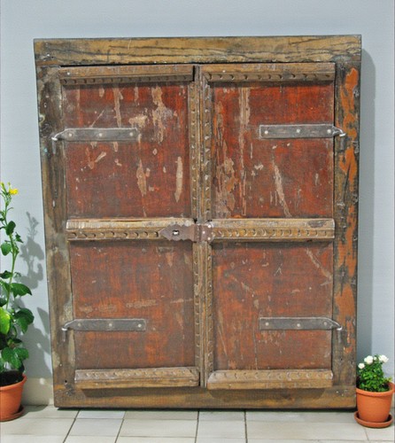 Antique wooden wall decow - antique,