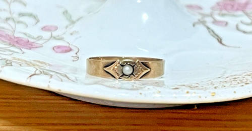 Victorian antique 10k rose - victorian,