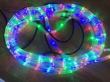 Multicoloured Christmas Tube Rope Lights Perfect Working Condition