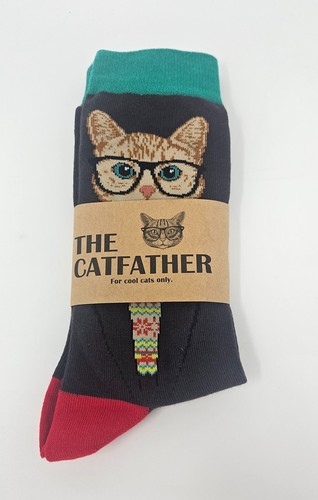 Men cat father socks - men's,