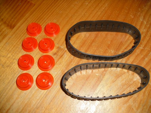 Meccano two rubber track - rubber, a047