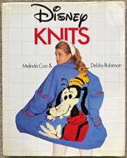  DISNEY KNITS by CASS & ROBINSON, VINTAGE, HARDBACK Themed Knitting Patterns