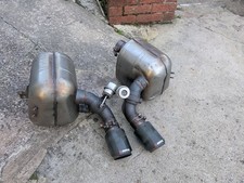 Ferrari 458 Exhaust Silencers Back Box 2.5 With Valves Custom Porsche 987 986