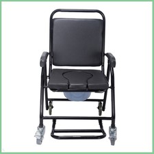 Drive Mobile Wheeled Glideabout Toilet Commode Chair Wheelchair with Footrests