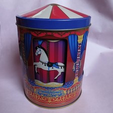 Musical Rotating Carousel Tin