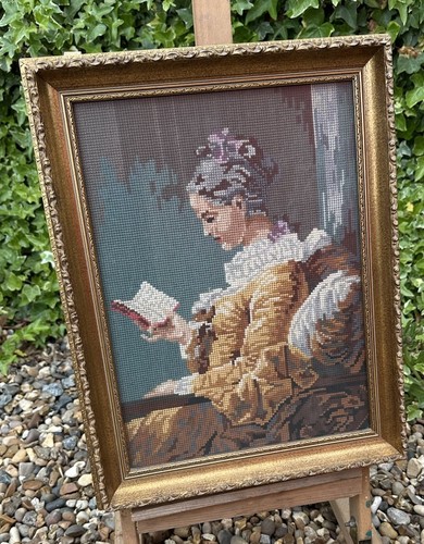 Framed vintage tapestry - framed,