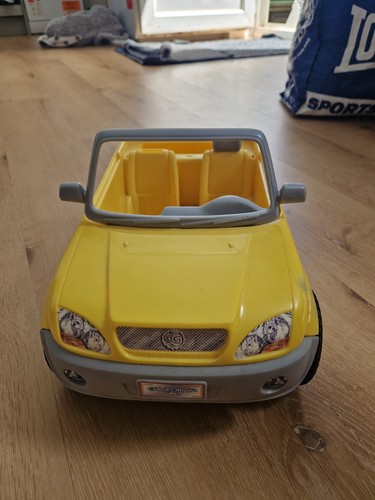 Barbie jeep yellow house - barbie,