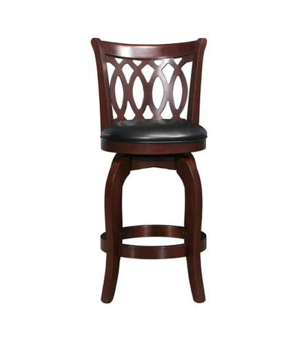 Black chair counter swivel bar - counter,