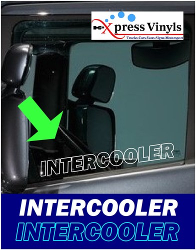 Intercooler truck decals - decals, x