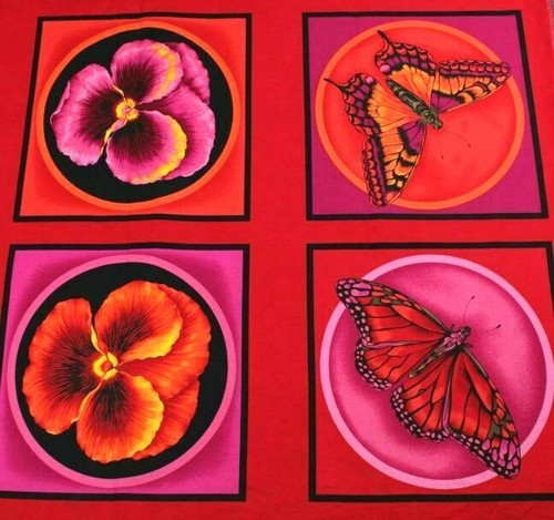 Fabric freedom flutter - freedom, bright