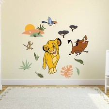 Lion King Wall Stickers Room Decorations Removable Repositionable Decal Home