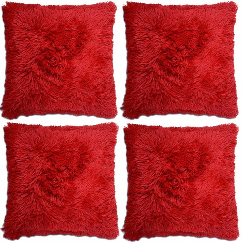 Faux fur cushion - faux,