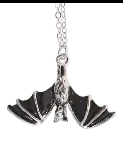 Hanging bat pendant necklace - pendant,