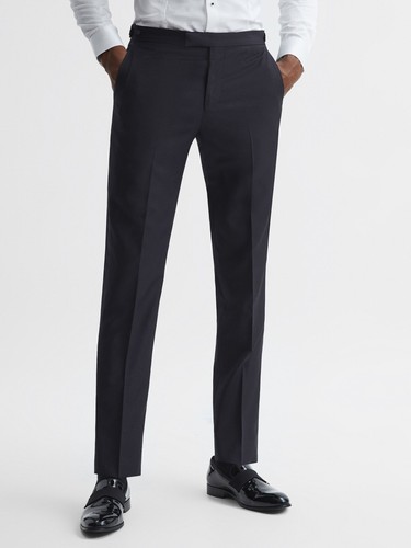 Reiss mens wool - suit, trousers