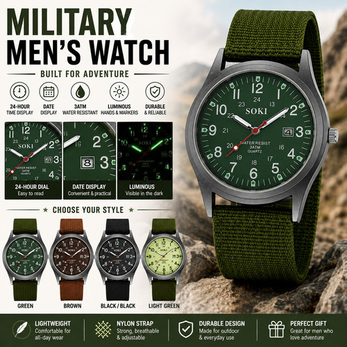 Men military army luminous - military,
