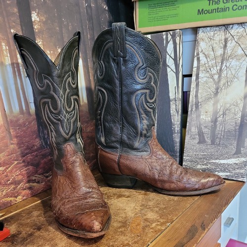 Tony lama mens brown leather - lama,