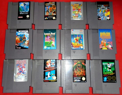 Nes game bundle 12 classic - nes,