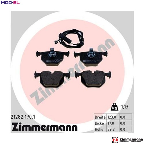 Brake pad set - pad, disc