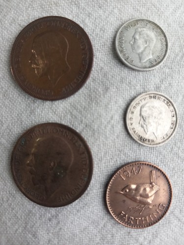 British pre decimal coin - british,