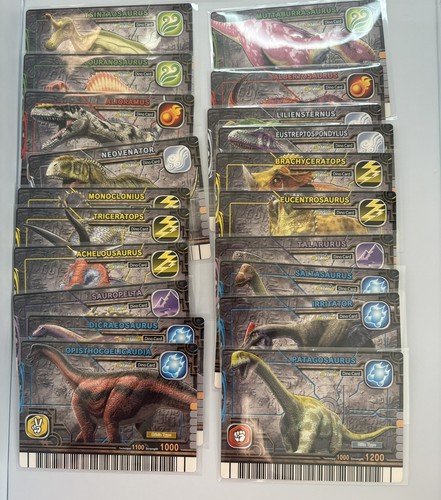 Card bundle dinosaur king - 20,