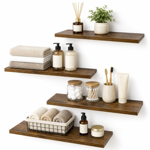 Floating wall shelves - 4x,
