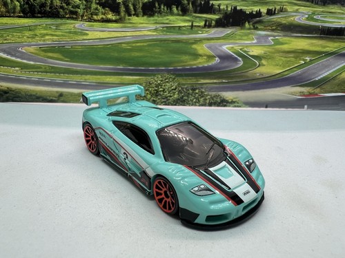 Hotwheels mclaren gtr blue - f1,