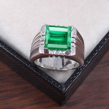 Simulated Emerald Gemstone
