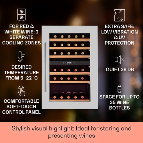 Wine cooler fridge - cooler, built-in