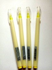 4 x Yellow marker pen bullet