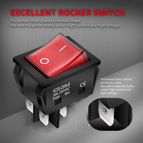4pcs 30a 250v heavy duty - heavy, kcd2