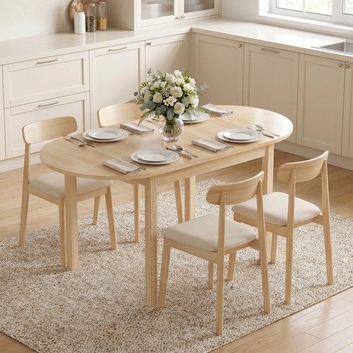 Foldable dining table solid - dining,