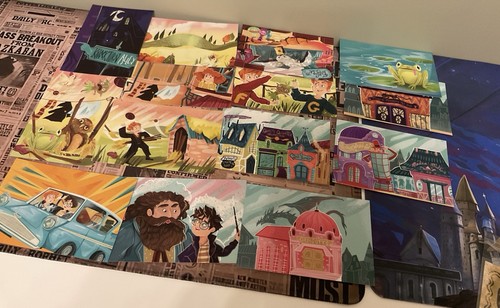 Harry potter set postcards - potter, of