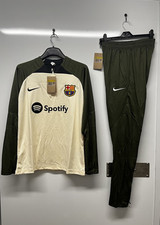 Barcelona x Nike Tracksuit Training 1/4 zip Beige + Khaki