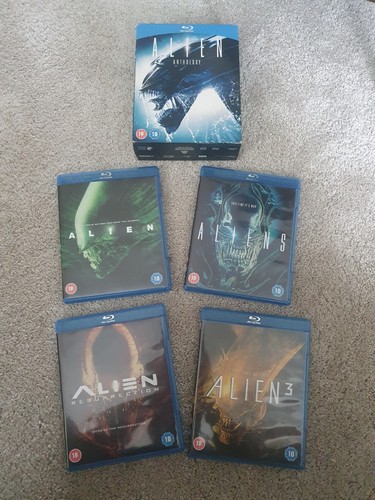 Alien anthology blu ray box - alien, blu-ray