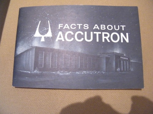 Facts about accutron - accutron, booklet