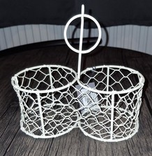 Shabby Chic Cream Metal Twin