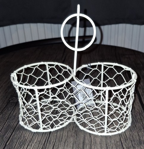 Shabby chic cream metal - shabby,