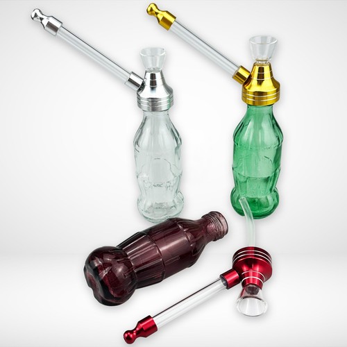 Portable glass coke bottle - coke,