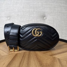 Gucci Marmont Belt Bag Black