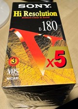 Sony E-180 VHS Video Tape