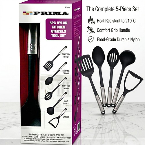 5pc kitchen utensil set nylon - set,