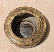 Brown Ceramic Pottery Candle