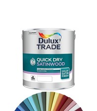 Dulux Trade Quick Dry Satinwood Mixed To Order 1L, 2.5L