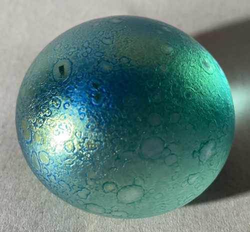 Vintage heron glass iridescent - glass,